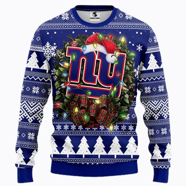 New York Giants Christmas Ugly Sweater