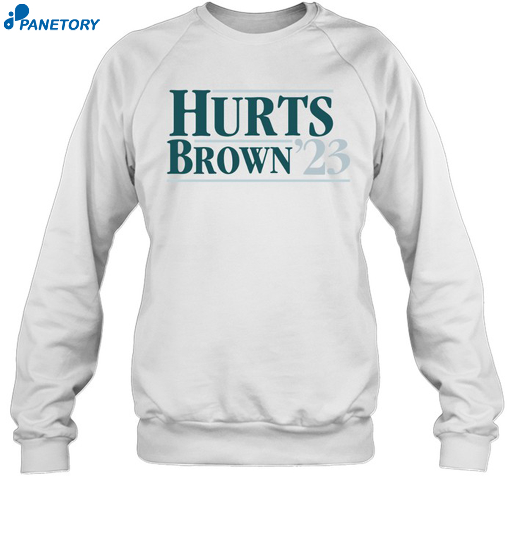 Philadelphia Eagles Jalen Hurts Hurts Brown 23 Shirt 1