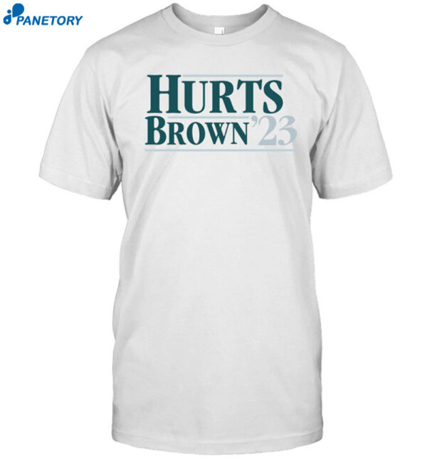 Philadelphia Eagles Jalen Hurts Hurts Brown 23 Shirt