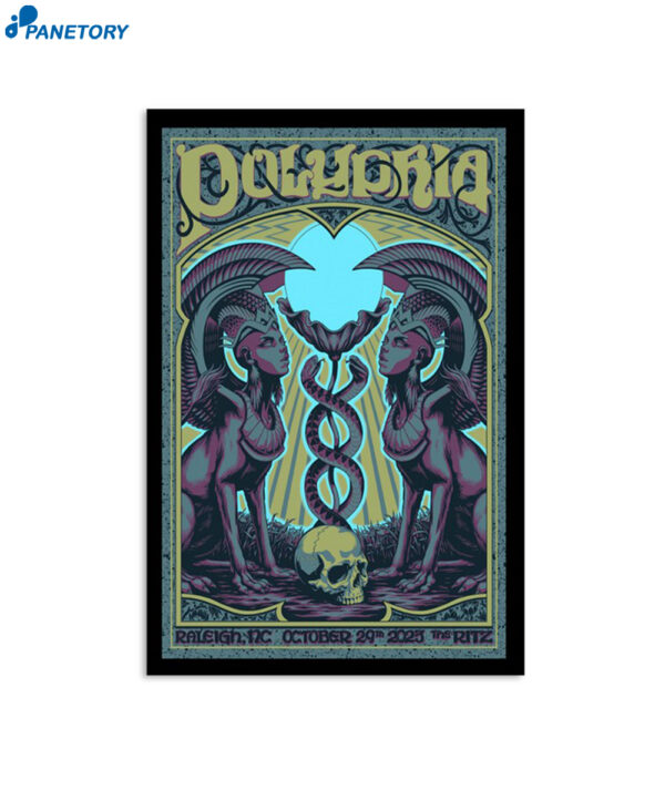 Polyphia October 29 2023 Raleigh North Carolina Poster