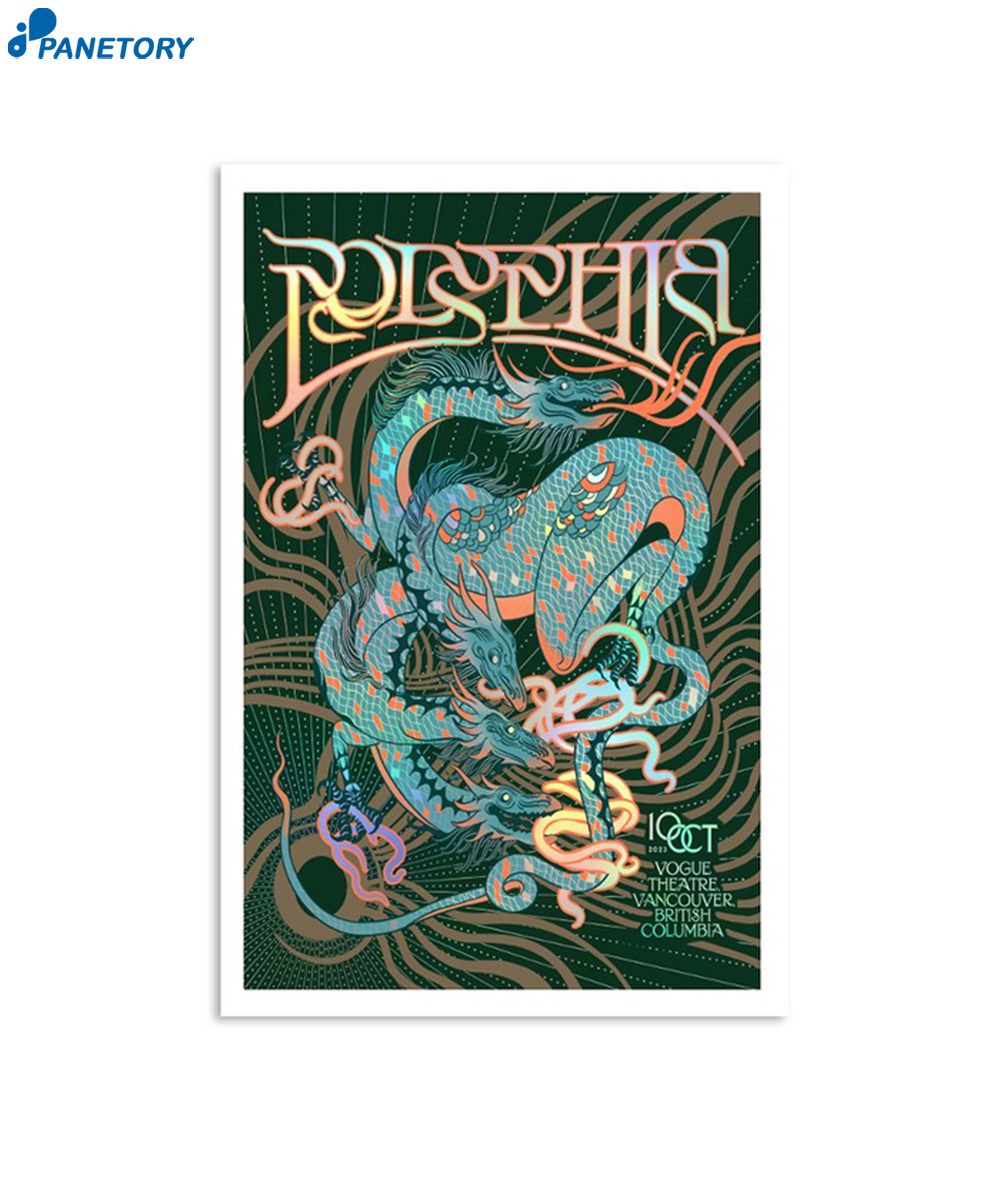Polyphia Vancouver The Vogue Theater October 10 2023 Poster