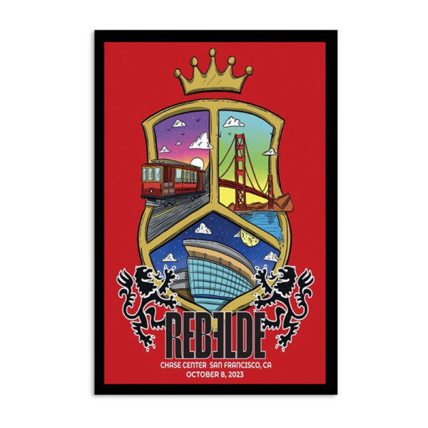 Rbd Chase Center San Francisco Ca October 8 2023 Poster
