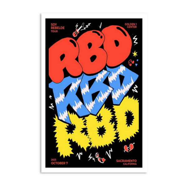 Rbd Oct 7 2023 Golden 1 Center Sacramento Ca Poster