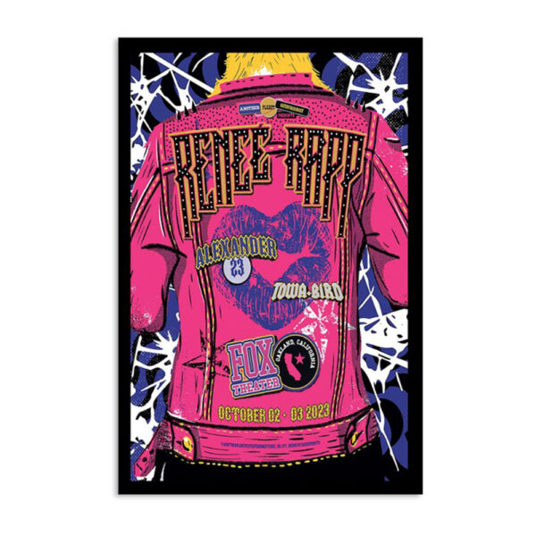 Renee Rapp Fox Theater Oakland October 2 2023 Poster