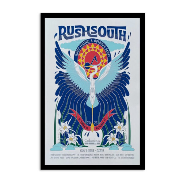 Rushsouth Music Fest & Outdoor Games October 14 2023 Poster