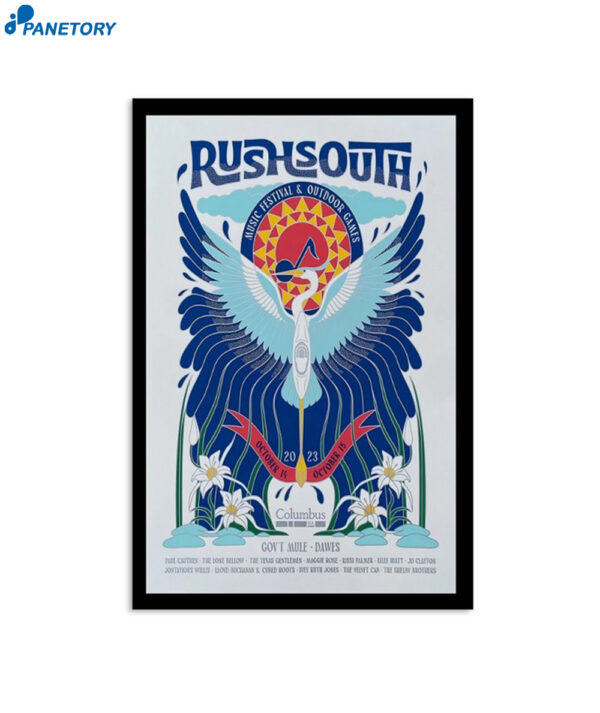 Rushsouth Music Fest &Amp; Outdoor Games October 14 2023 Poster
