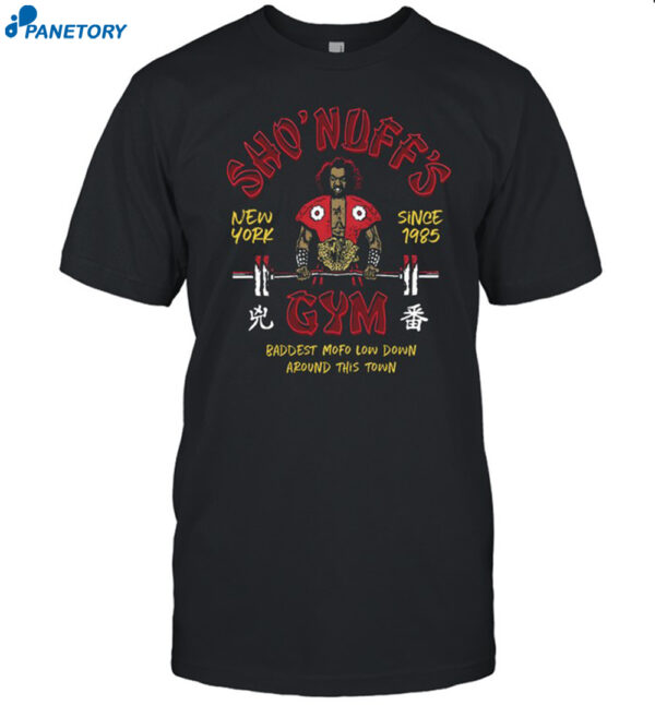 Ryan Clark Sho'Nuff'S Gym Shirt