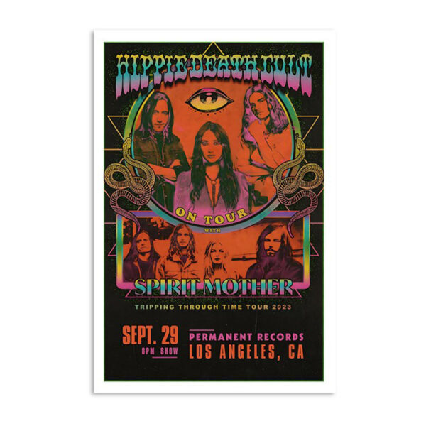 Spirit Mother Permanent Records Roadhouse Los Angeles Sept 29 2023 Poster