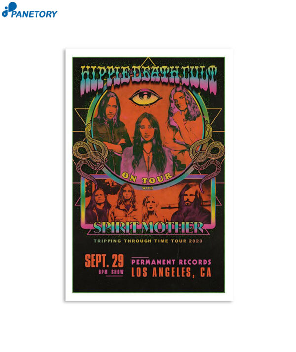 Spirit Mother Permanent Records Roadhouse Los Angeles Sept 29 2023 Poster
