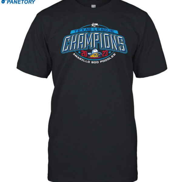 Texas League Champions Amarillo Sod Poodles 2023 Shirt