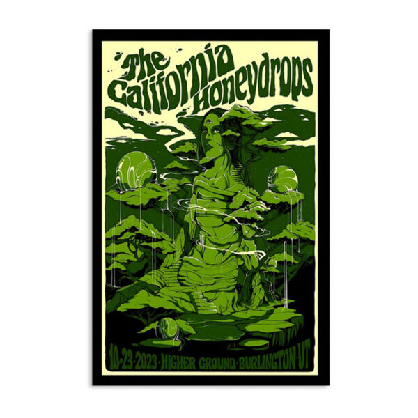 The California Honeydrops Oct 23 2023 Higher Ground Burlington Poster