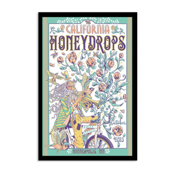 The California Honeydrops Tour 2023 14 October Minneapolis Poster