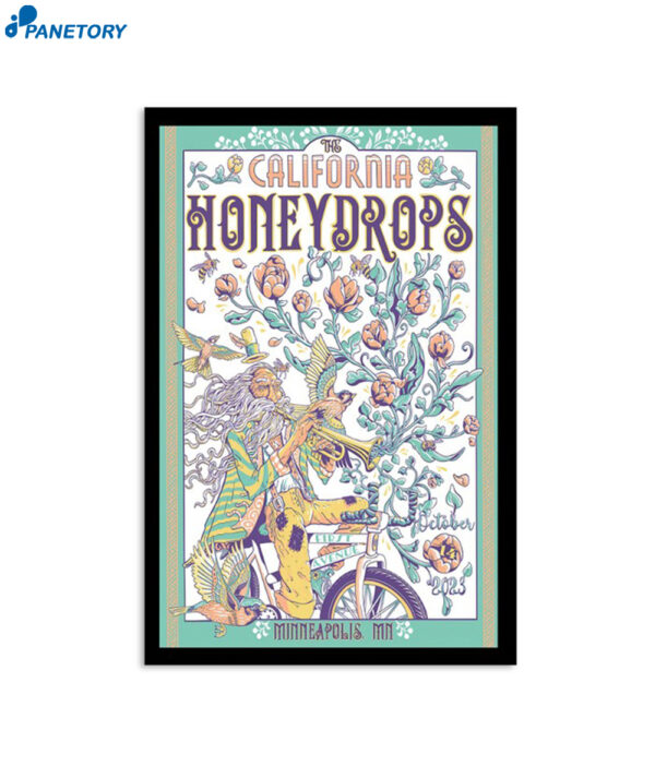 The California Honeydrops Tour 2023 14 October Minneapolis Poster