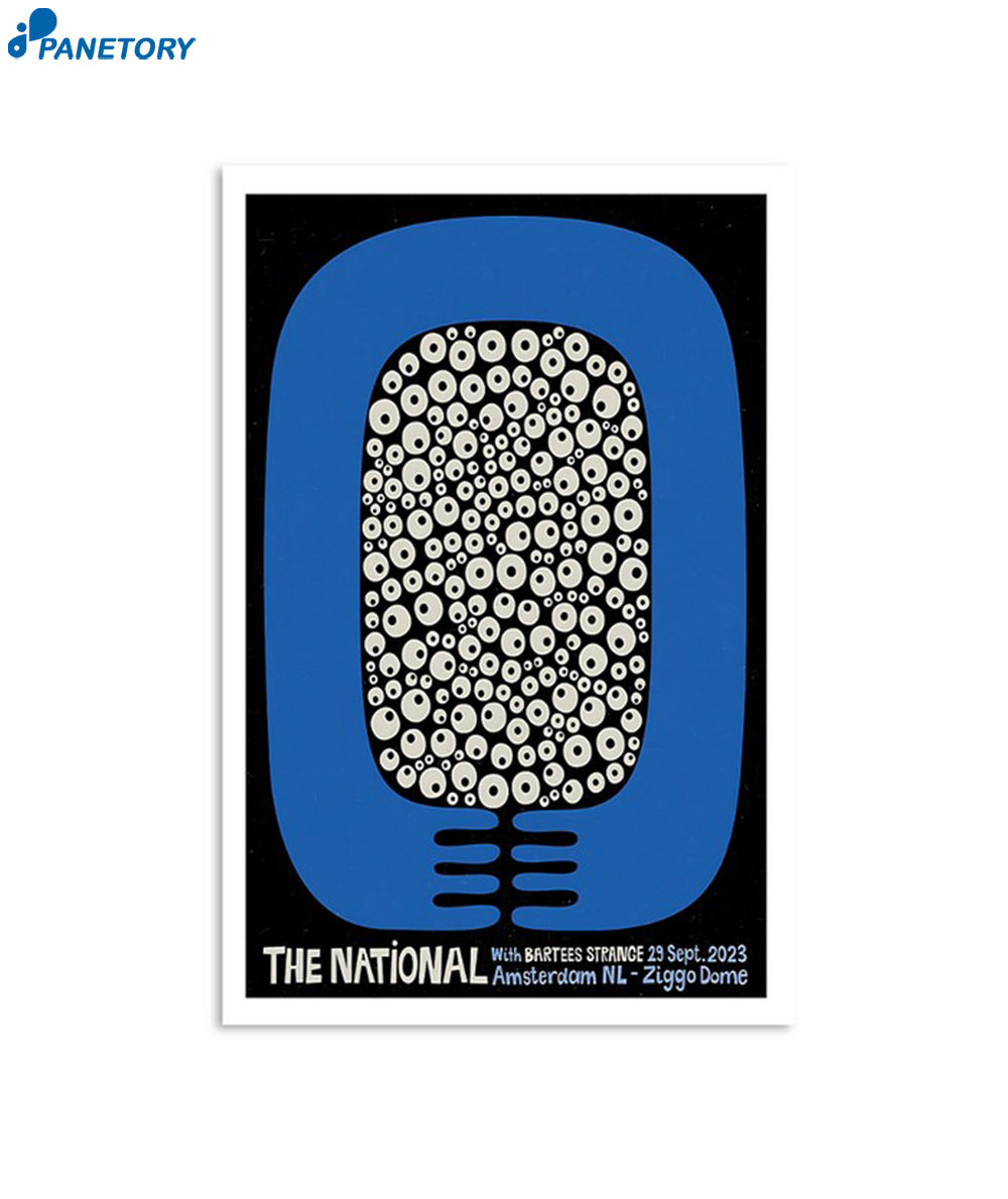The National Amsterdam Nl Ziggo Dome Sept 29 2023 Poster