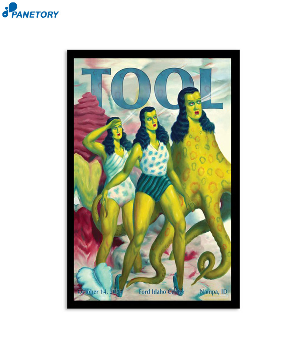 Tool Tour In Nampa At Ford Idaho Center Oct 14 2023 Poster