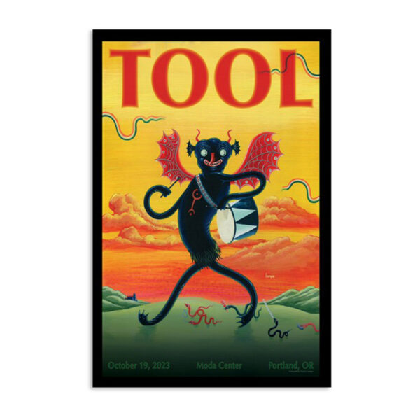 Tool Tour In Portland At Moda Center Oct 19 2023 Poster