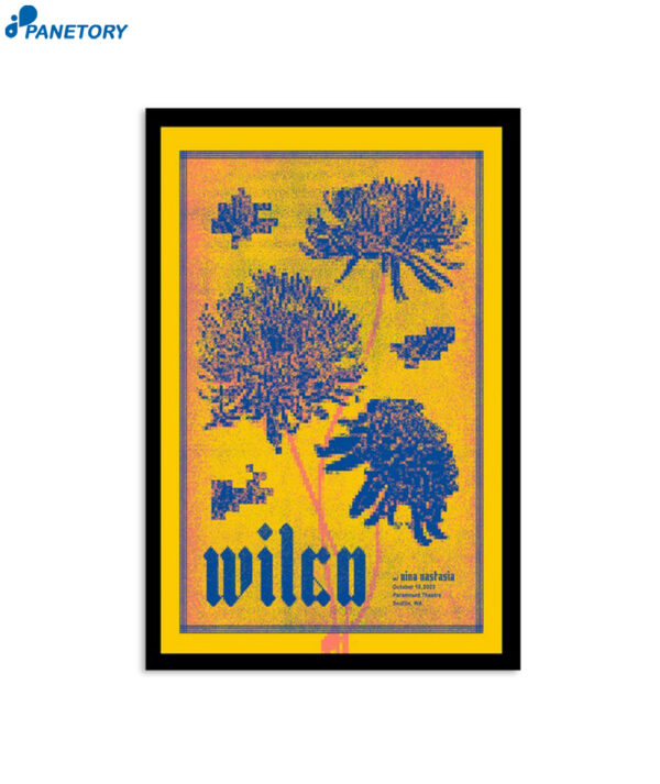 Wilco Event Paramount Theatre Seattle Wa Oct 18 2023 Poster