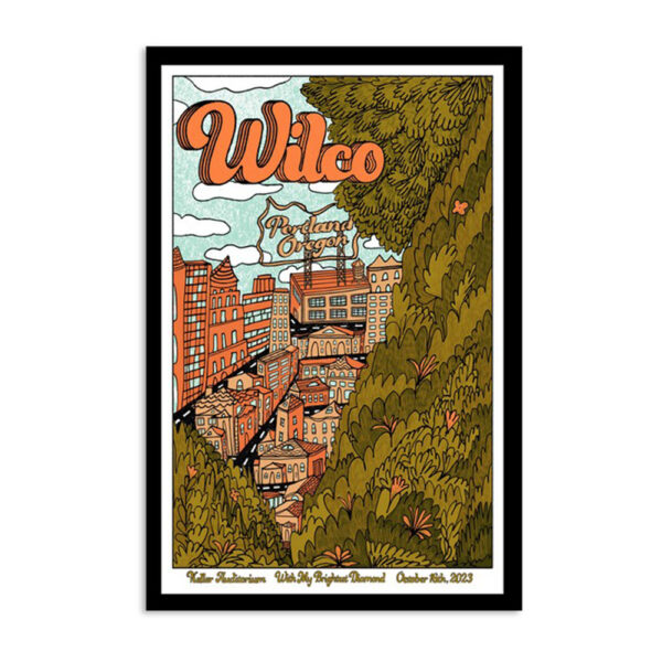 Wilco Keller Auditorium Portland Or October 16 2023 Poster