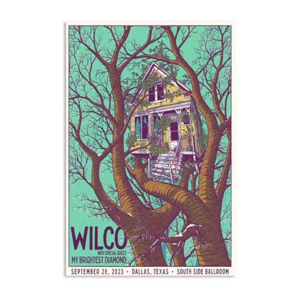 Wilco September 28 2023 Dallas Texas Poster