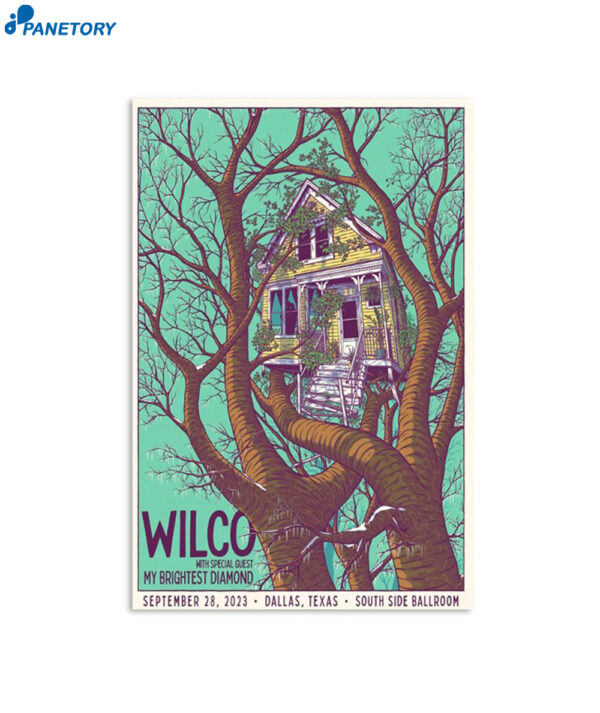 Wilco September 28 2023 Dallas Texas Poster
