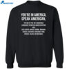 You’re In America Speak American Try One Of The 381 Indigenous Shirt 2