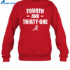 Alabama Fourth And Thirty One Shirt 1