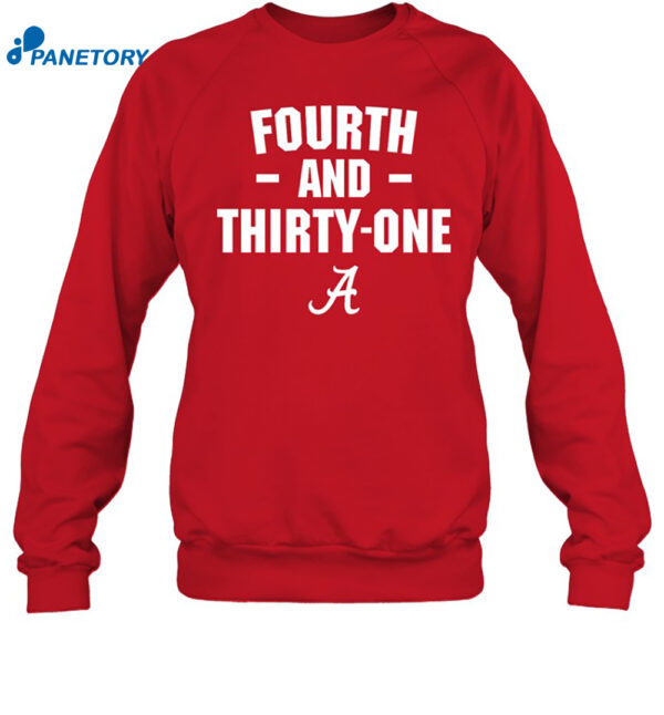 Alabama Fourth And Thirty One Shirt