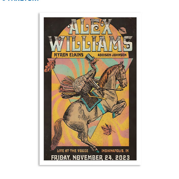 Alex Williams Vogue Theatre Indianapolis In November 24 2023 poster