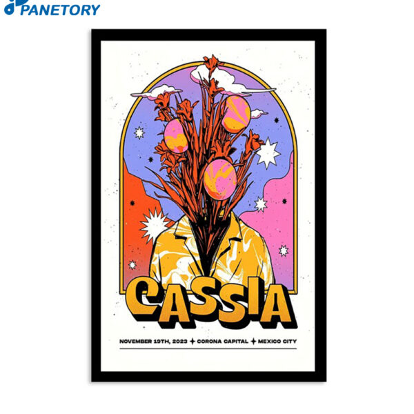 Cassia November 19 2023 Corona Capital Mexico City Poster