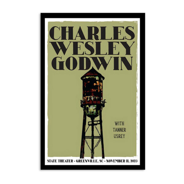 Charles Wesley Godwin November 11 2023 State Theatre Greenville NC Poster