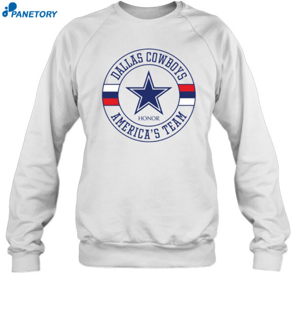 Dallas Honor America'S Team Shirt