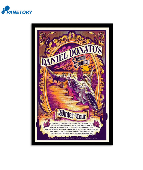 Daniel Donato'S Cosmic Country Winter Tour 2023 Poster