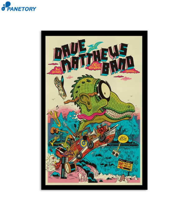 Dave Matthews Band Nov 8 2023 Bon Secours Wellness Arena Poster