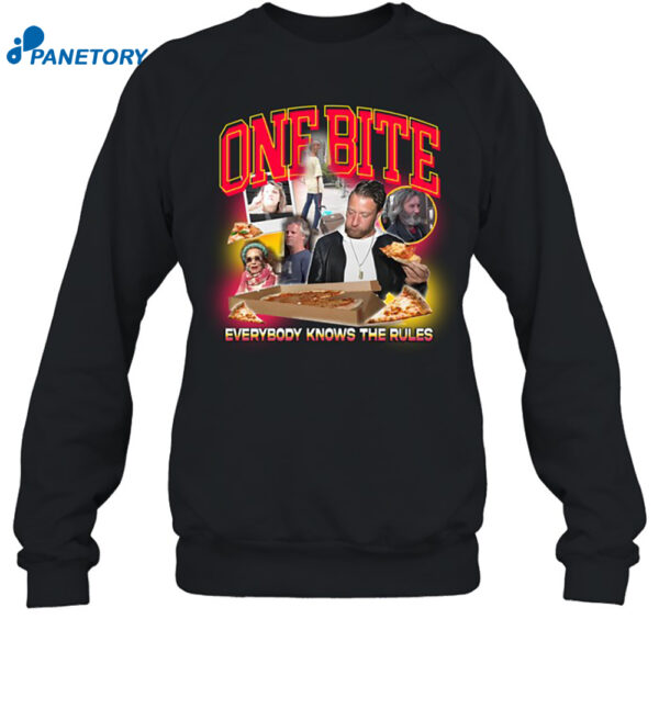 Dave Portnoy One Bite Everyone Knows The Rules Shirt