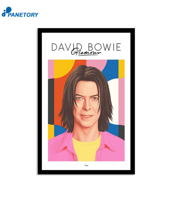 David Bowie Glamour Fanzine Issue 10 Poster