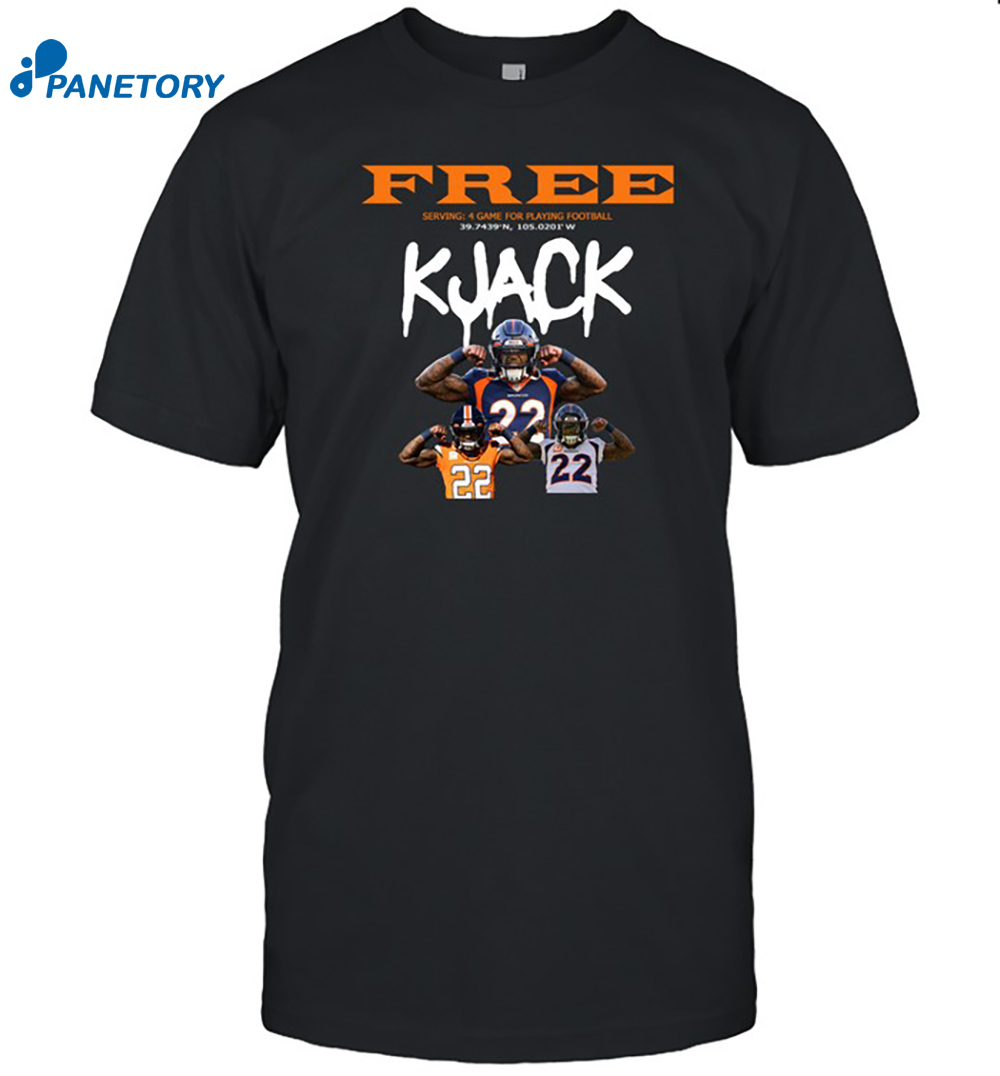 Denver Broncos Free Kareem Jackson Shirt 8 Denver Broncos Free Kareem Jackson Shirt