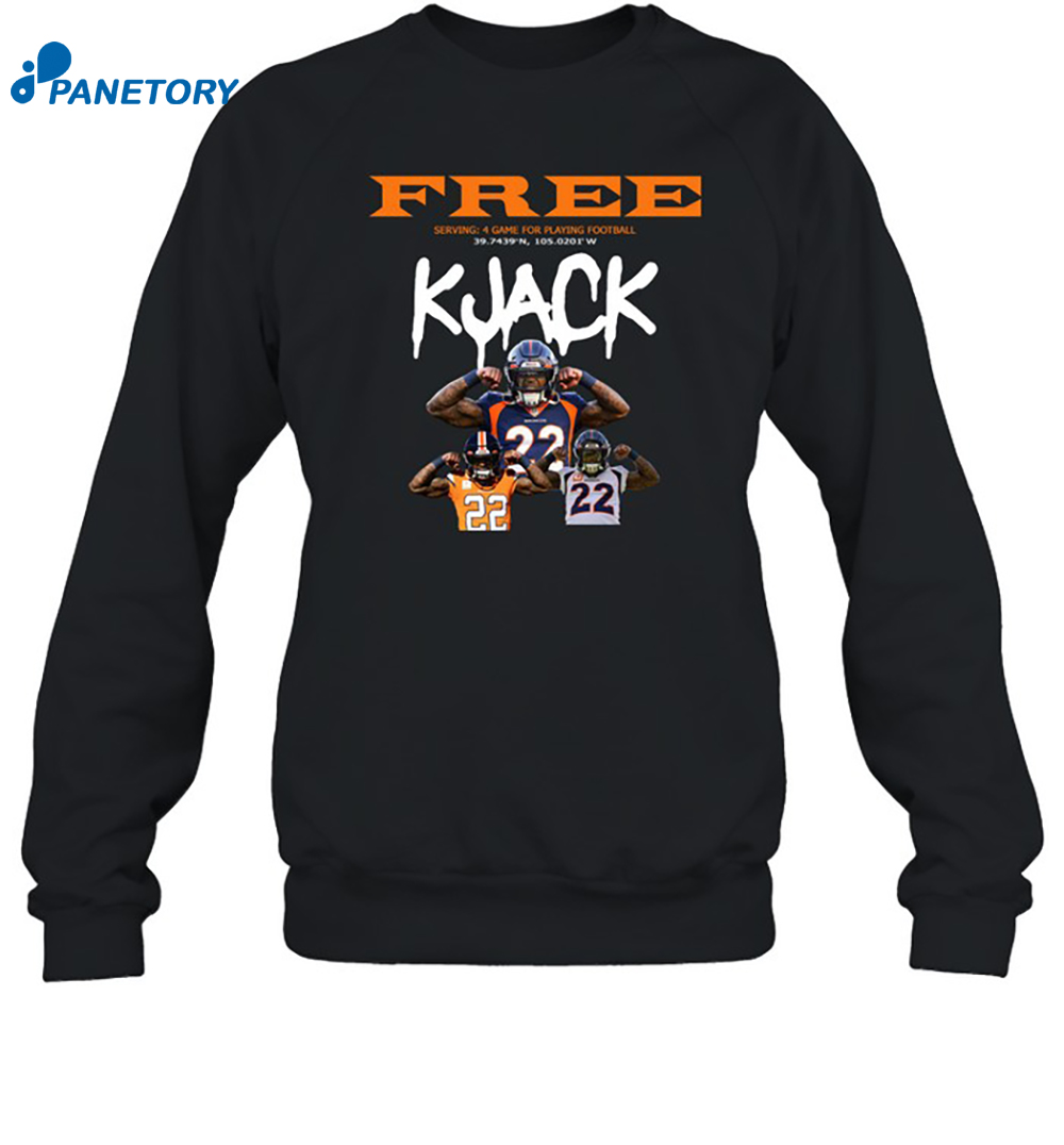 Denver Broncos Free Kareem Jackson Shirt 6 Denver Broncos Free Kareem Jackson Shirt 1
