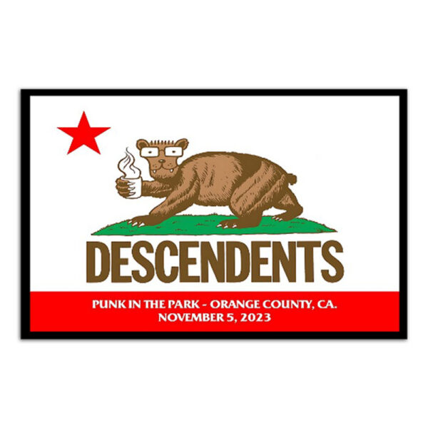 Descendents Show Punk In The Park Orange County Nov 5 2023 Poster