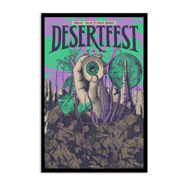 Desertfest Oslo Rockefeller Music Hall Concert May 10 11 2024 Poster