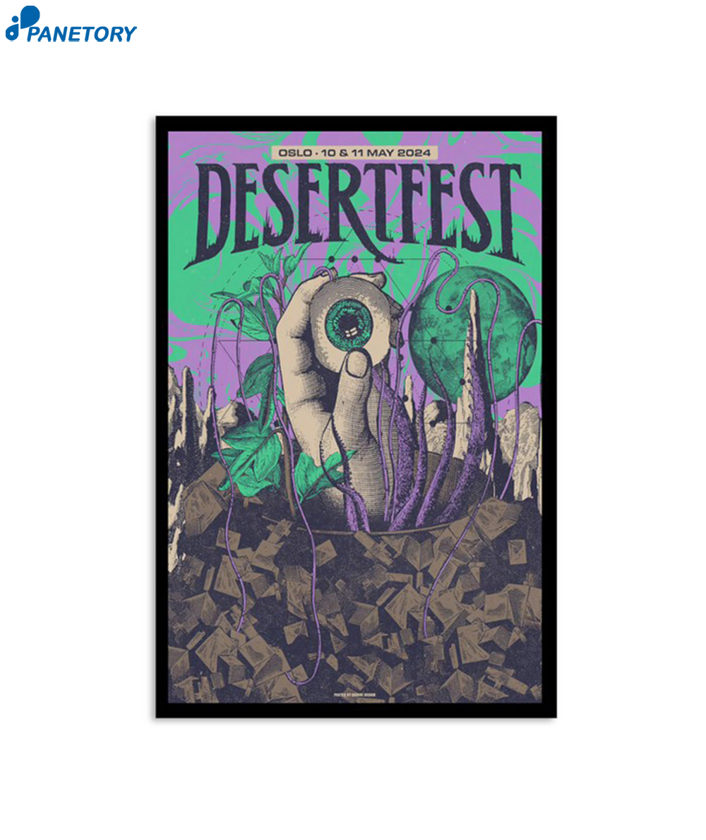 Desertfest Oslo Rockefeller Music Hall Concert May 10 11 2024 Poster