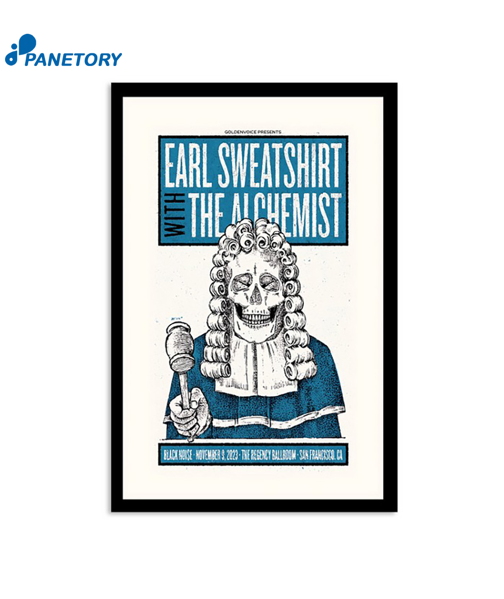 Earl Sweatshirt San Francisco Ca Nov 9 2023 Poster