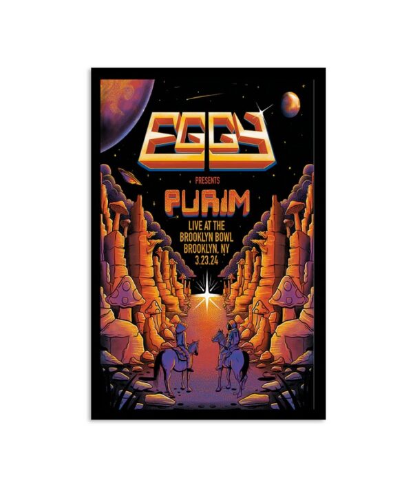 Eggy New York City Brooklyn Bowl March 23 2023 Poster