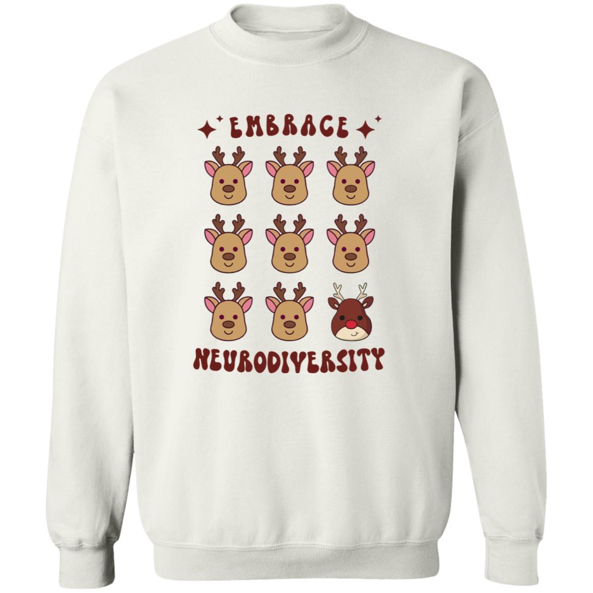 Embrace Neurodiversity Retro Christmas Shirt Sweatshirt 6 Embrace Neurodiversity Retro Christmas Shirt Sweatshirt