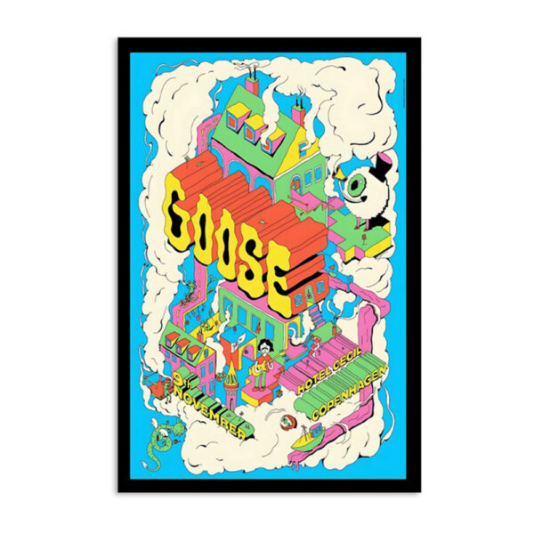 Goose Concert Hotel Cecil Copenhagen November 9 2023 Poster