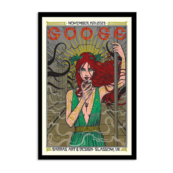Goose Glasgow Barras Art And Design November 15th 2023 Poster