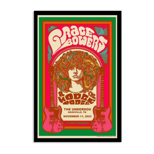 Grace Bowers Nov 11 2023 The Underdog Nashville Tn Event Poster
