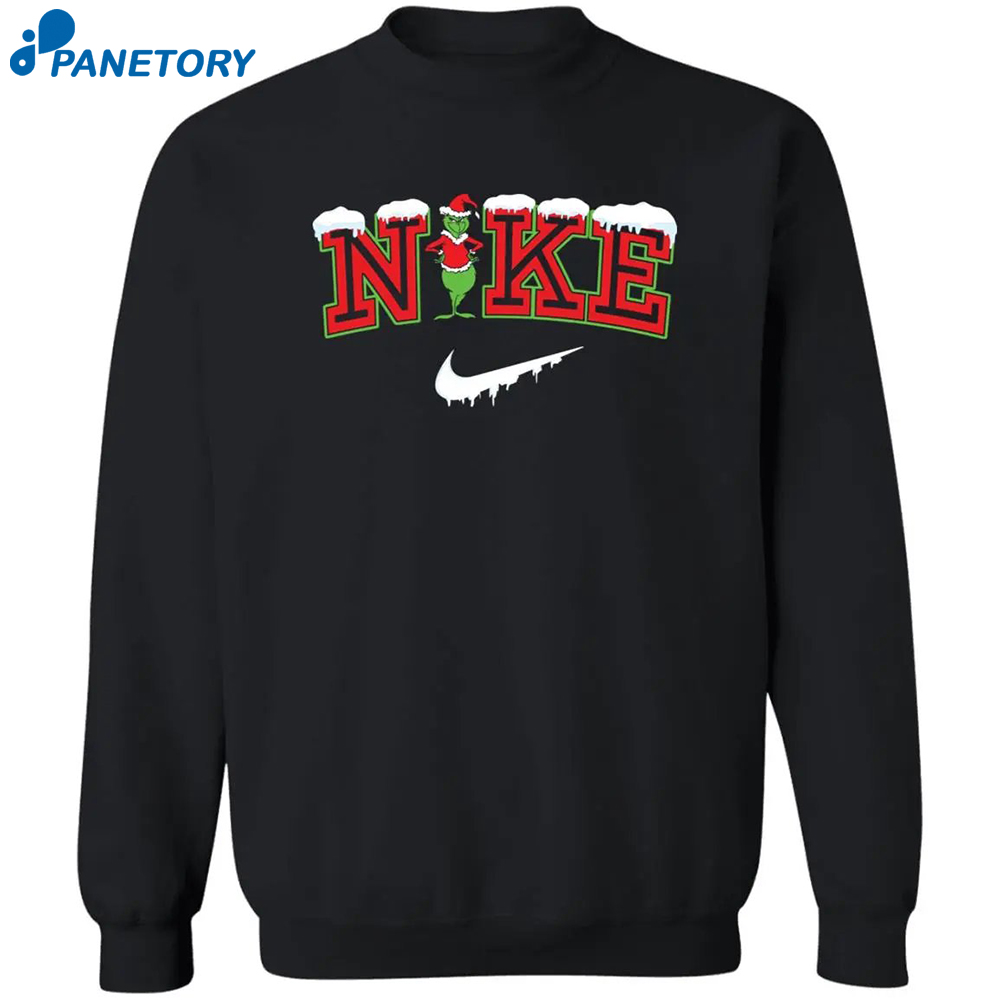 Grinch Nike Christmas Snow Sweatshirt