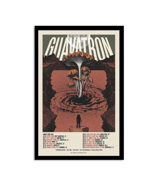 Guavatron Winter Tour 2024 Poster