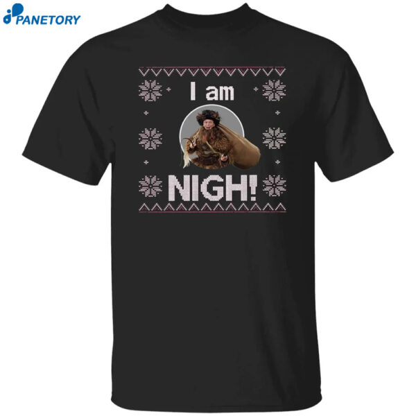 I Am Nigh Dwight Belsnickel Christmas Sweater