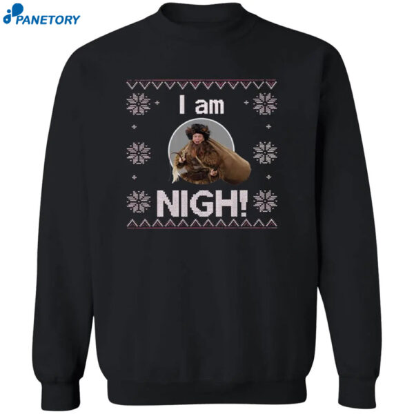 I Am Nigh Dwight Belsnickel Christmas Sweater